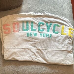 SoulCycle New York Skull Long Sleeve Crew Neck